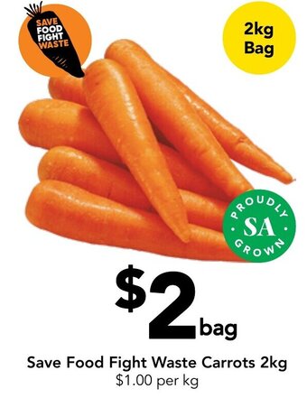 Drakes Save Food Fight Waste Carrots 2kg offer