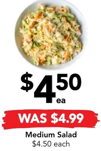 Drakes Medium Salad offer