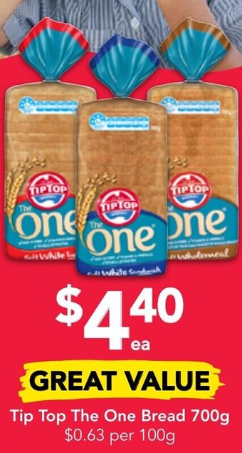 Drakes Tip Top The One Bread 700g offer