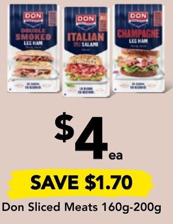 Drakes Don Sliced Meats 160g-200g offer