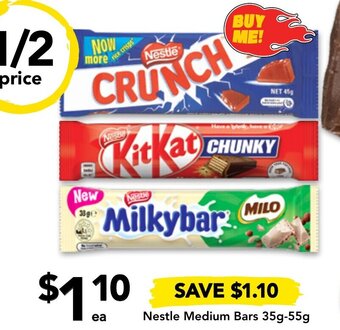 Drakes Nestle Medium Bars 35g-55g offer