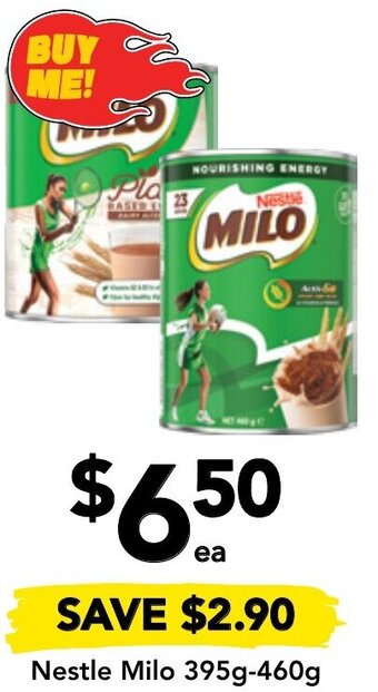 Drakes Nestle Milo 395g-460g offer