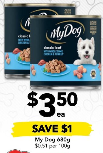 Drakes My Dog 680g offer