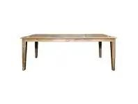 LivingStyles Lucia Oak Timber Dining Table, 200cm, Antique Natural offer