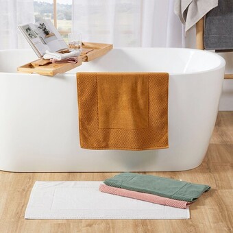 Pillow Talk Montreal towelling bath mat by the cotton company offer