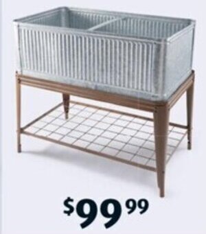 Vintage Planter with Stand
