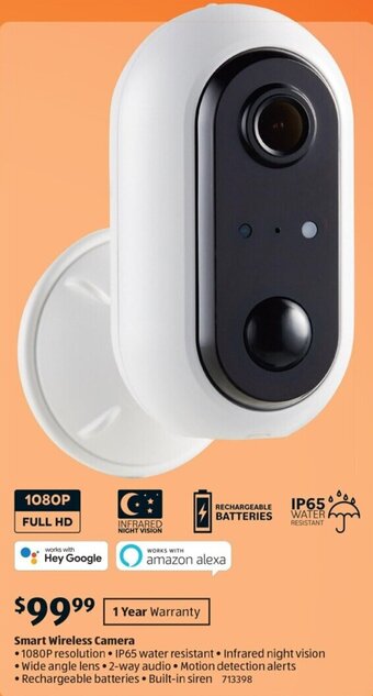 ALDI Smart Wireless Camera offer
