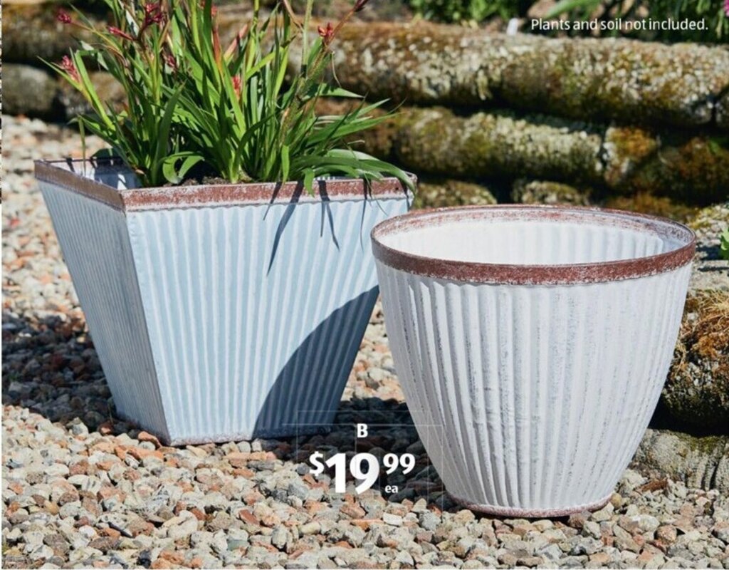 B Vintage Planter Pot offer at ALDI