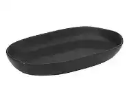 Ecology Speckle Small Shallow Bowl 22 x 13.5 x 3cm Ebony