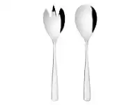 David Jones David Jones Boston Salad Servers Set of 2 Silver offer