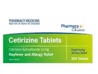 Pharmacy Choice Cetrizine Hayfever & Allergy Relief 50 Tablets