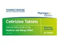 Pharmacy Direct Pharmacy Choice Cetrizine Hayfever & Allergy Relief 30 Tablets offer