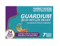 Guardium Acid Reflux Relief Esomeprazole 20mg 7 Tablets
