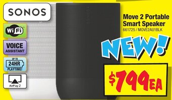 JB Hi-Fi Move 2 Portable Smart Speaker offer