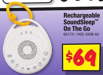 JB Hi-Fi Rechargeable SoundSleep On The Go offer