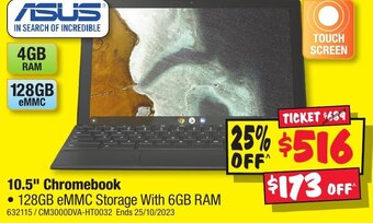JB Hi-Fi 10.5" Chromebook offer