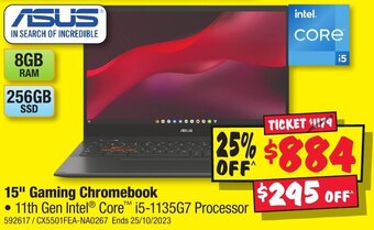 JB Hi-Fi 15" Gaming Chromebook offer