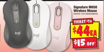 JB Hi-Fi Signature M650 Wireless Mouse offer