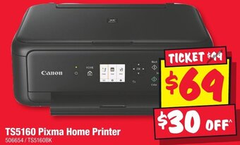 JB Hi-Fi TS5160 Pixma Home Printer offer
