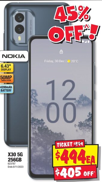 JB Hi-Fi X30 5G 256GB offer