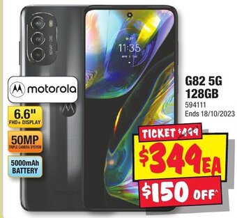 JB Hi-Fi G82 5G 128GB offer