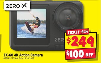 JB Hi-Fi ZX-60 4K Action Camera offer