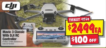 JB Hi-Fi Mavic 3 Classic With DJI RC Controller offer
