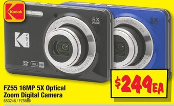 JB Hi-Fi FZ55 16MP 5X Optical Zoom Digital Camera offer