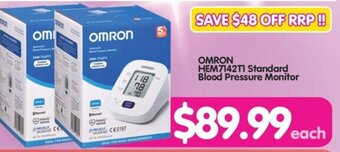 Your Discount Chemist OMRON Standard Blood Pressure Monitor offer