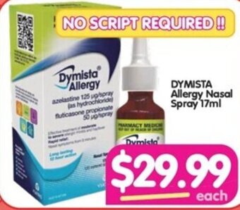 DYMISTA Allergy Nasal Spray 17ml