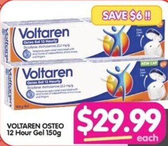 Your Discount Chemist VOLTAREN OSTEO 12 Hour Gel 150g offer