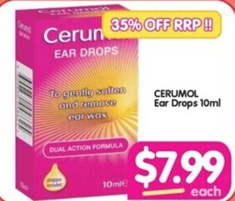 CERUMOL Ear Drops 10ml