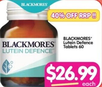 Your Discount Chemist BLACKMORES" Lutein Defence Tablets 60 offer