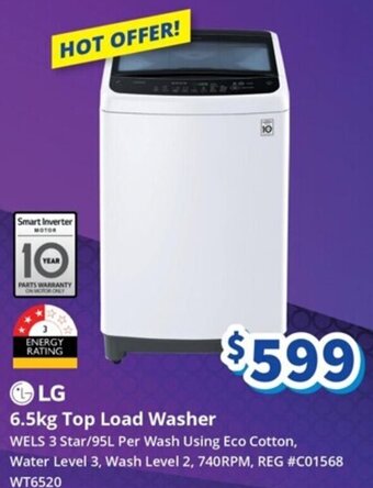 Bi-Rite 6.5kg Top Load Washer offer