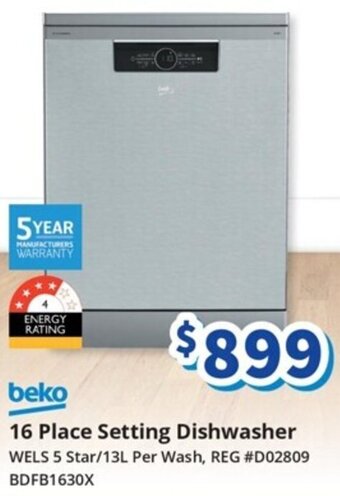 Bi-Rite 16 Place Setting Dishwasher offer
