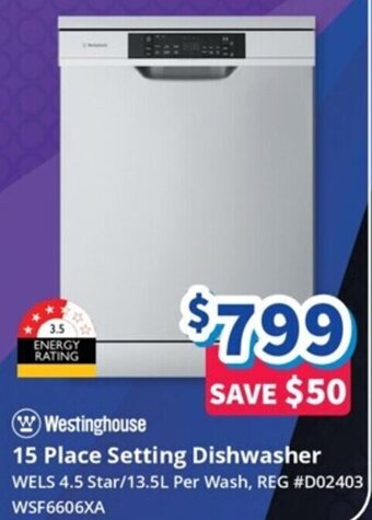 Bi-Rite 15 Place Setting Dishwasher offer