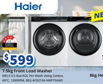 Bi-Rite 7.5kg Front Load Washer offer