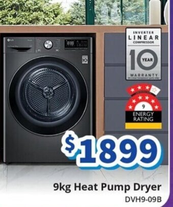 Bi-Rite 9kg Heat Pump Dryer offer