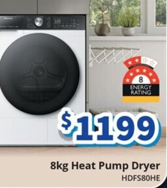 Bi-Rite 8kg Heat Pump Dryer offer