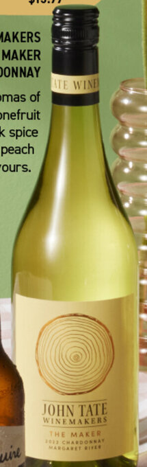 Dan Murphy's JOHN TATE WINEMAKERS THE MAKER CHARDONNAY offer