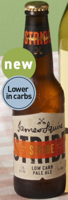 Dan Murphy's JAMES SQUIRE LOW CARB STRIDE 330ML BOTTLES offer