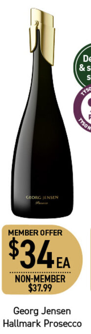 Dan Murphy's Georg Jensen Hallmark Prosecco offer