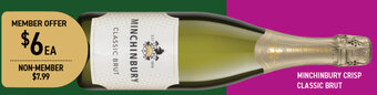 Dan Murphy's MINCHINBURY CRISP CLASSIC BRUT offer