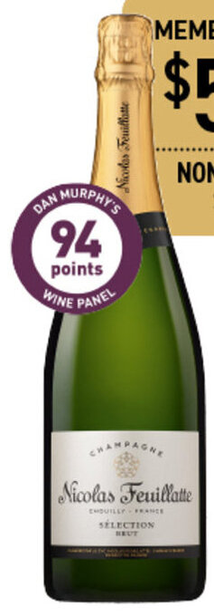 NICHOLAS FEUILLATTE SELECTION BRUT NV CHAMPAGNE FRANCE