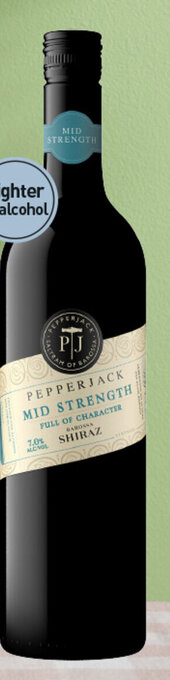 Dan Murphy's PEPPERJACK MID STRENGTH SHIRAZ offer