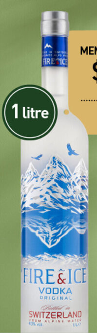 Dan Murphy's FIRE & ICE ORIGINAL VODKA 1L offer