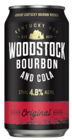Dan Murphy's Woodstock Bourbon & Cola 4.8% 375mL Cans offer