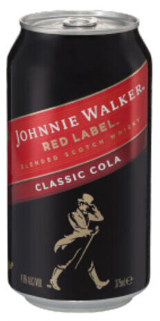 Johnnie Walker Red & Cola 375mL Cans