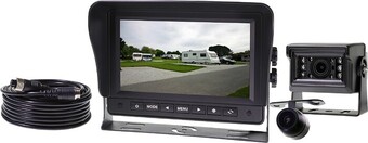 Autobarn Gator 7” dash mount reverse monitor - dual cameras & trailer cable kit offer