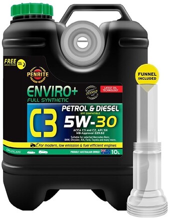 Autobarn Penrite enviro plus c3 5w30 10l offer